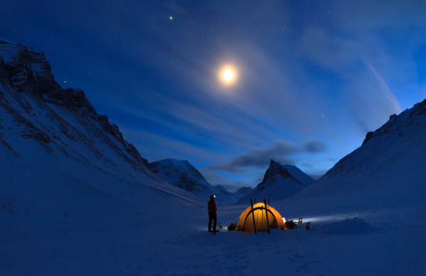 snow,tent,mountains,cold