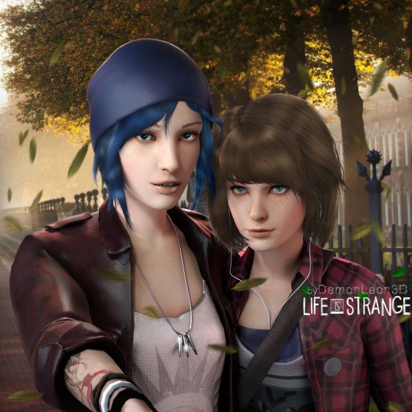 anime, Max Caulfield, Life Is Strange, Chloe Price, glasses, clothing