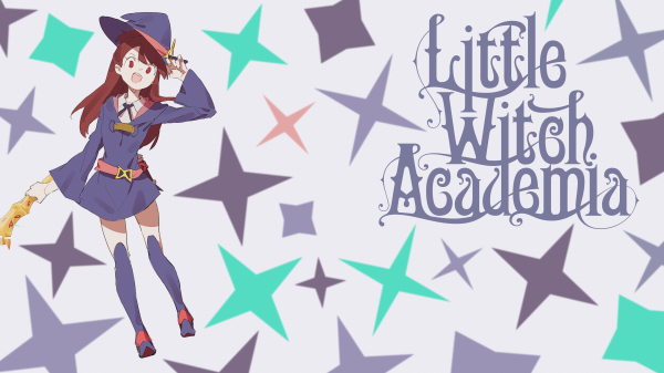 Little Witch Academia,Luna Nova uniform,Kagari Akko,Kagari Atsuko,logo,in gang zetten