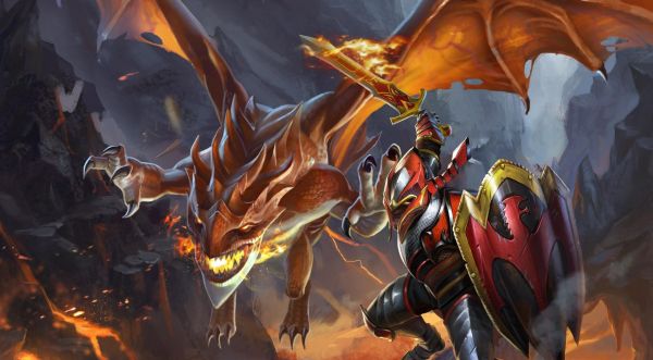 Dragão,Dota 2,Cavaleiro Dragão,mitologia,Captura de tela,Mecha