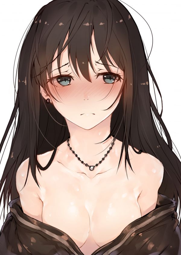 Shibuya Rin, THE email protected Cinderella Girls, fete anime, clivaj, fundal alb