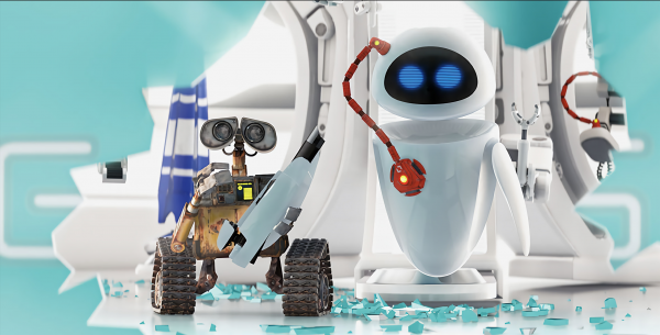 WALL E,EVE,Pixar Animation Studios,movies,Disney