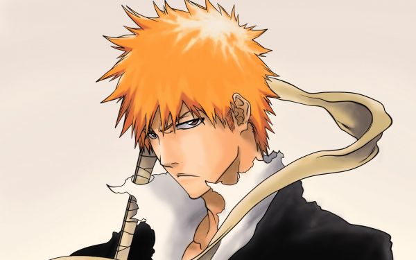 ilustración,Anime,dibujos animados,Blanqueador,Kurosaki Ichigo,chico