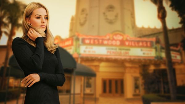 マーゴーロビー,女優,ブロンド,長い髪,Once Upon a Time in Hollywood,映画