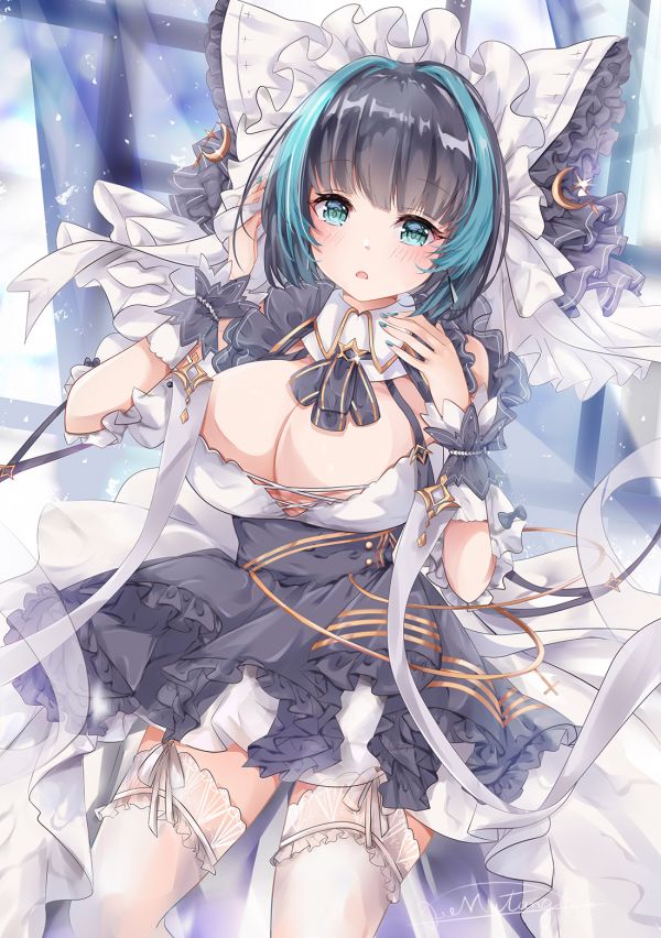 Meninas anime,Azur Lane,Cheshire Azur Lane,Meias brancas,vestir