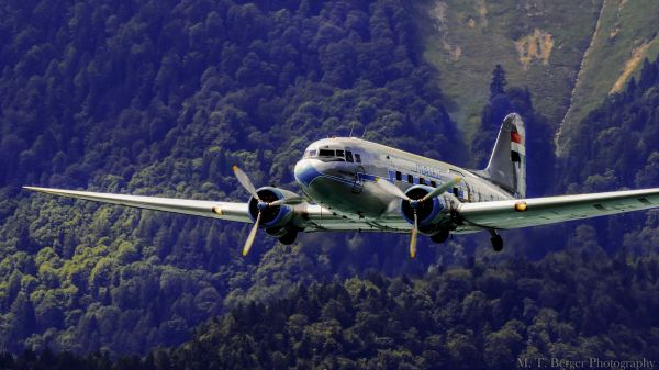 lietadlo,lietadlo,Inflight,lietanie,vzdušná šou,Dc3