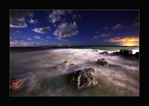 larga exposición,viajar,cielo,Luna,marina,agua