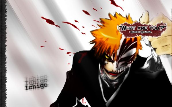 illustration,anime,mask,cartoon,Bleach,Kurosaki Ichigo