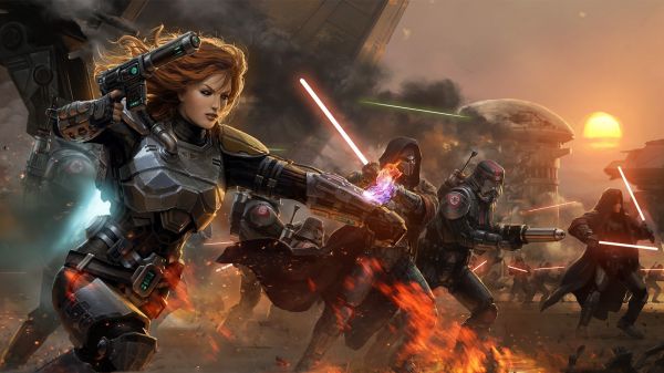 star Wars,perang,pertarungan,lightsaber,Star Wars The Old Republic,pertandingan