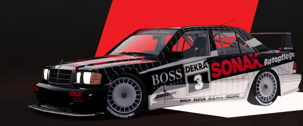 motorsport,závodní vozy,GT,auto,Mercedes 190E 2 5 16,pomocník