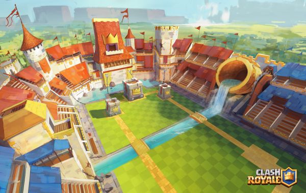 arena,Clash Royale,ArtStation,Video Game Art,vandmærkede