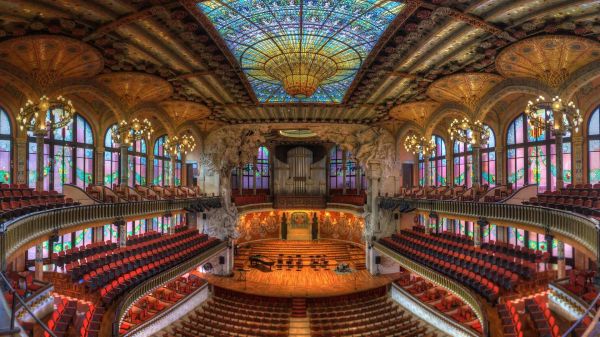 Bing,2017 År,fotografering,Palau de la M sica Catalana,Barcelona