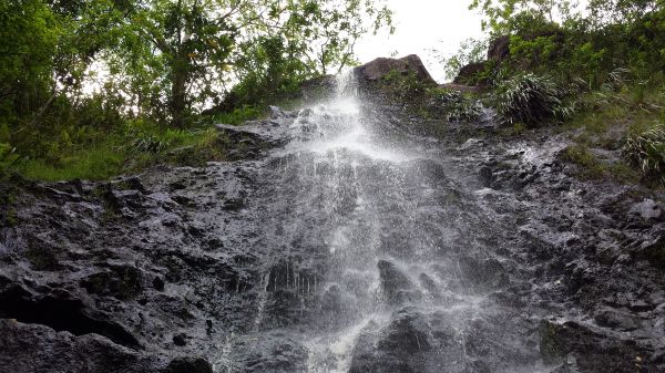 Hawaii,natuur,oahu,4128x2322 px,Kaau Crater,waterval