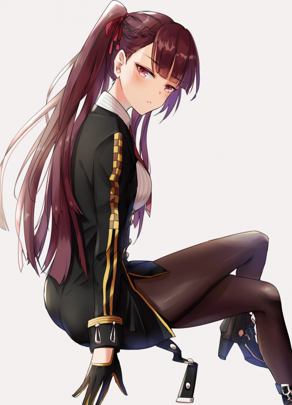 Anime, Meninas anime, Meninas Frontline, WA2000 Girls Frontline, cabelo longo, long sleeves