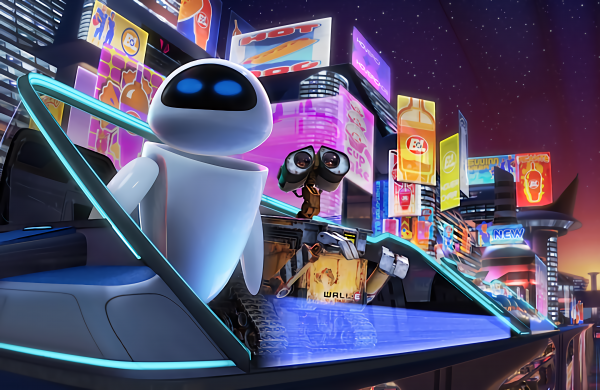 WALL E,EVE,Disney,Pixar Animation Studios,movies