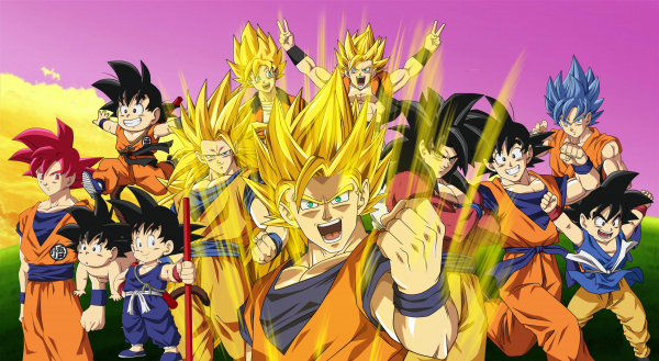 drak boll,Super saiyan,Kid Goku,Ultra Instinct,Super Saiyajin Blue,anime