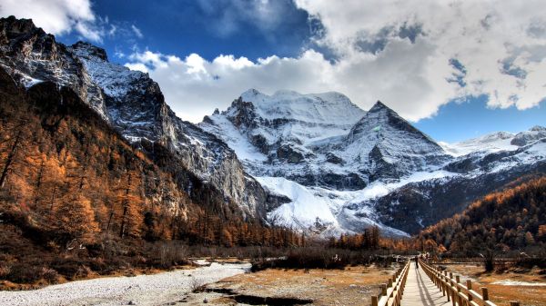 景观,山,岩,性质,中国,天空