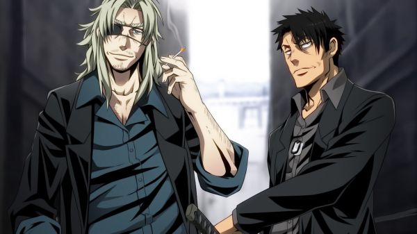 ábra,anime,Gangsta,Nicolas Brown,Arcangelo Worick,Úriember