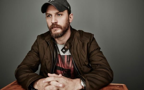 portret,aktor,Pan,Osoba,Tom Hardy,człowiek