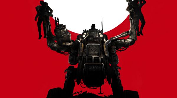 ilustracja,Wolfenstein Nowy porządek,zrzut ekranu,maszyna,Mecha