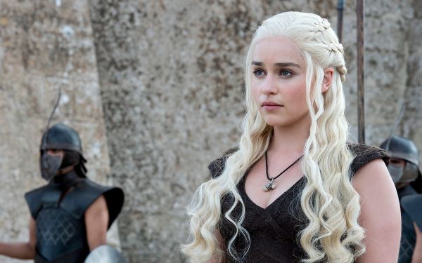 đàn bà,Daenerys Targaryen,Emilia Clarke,vàng,Braids,Game of Thrones