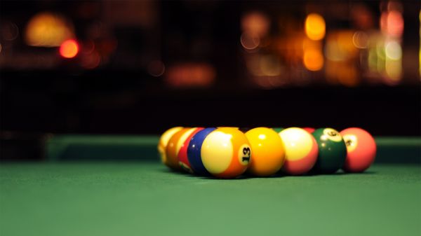 sport, dybdeskarphed, billard, billardkugler, bold, bokeh