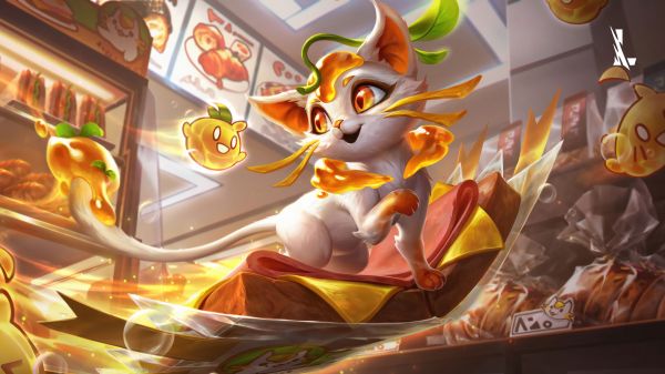 дигитално изкуство,Food Spirits League of Legends,Лигата на Легенди,Riot Games,GZG,4k