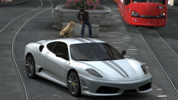 1920x1080 пиксела,Gran Turismo 5,Ferrari F430,Siemens Combino