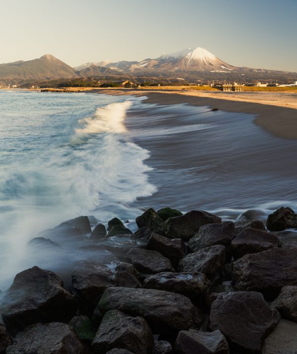 kő,tengerpart,tenger,Japán