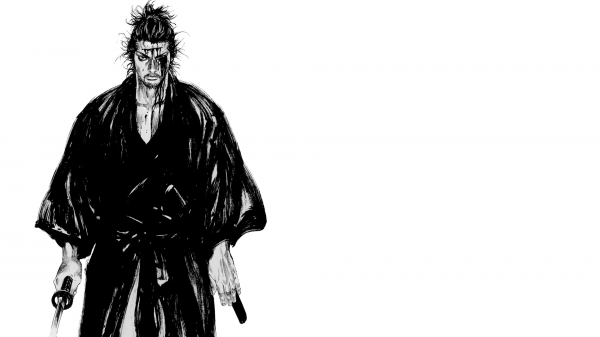 Vagabond,samuraj,Miyamoto Musashi,japan,kimono,enkel bakgrund