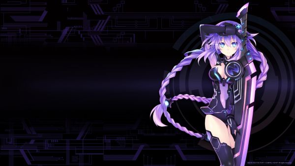 anime,anime dievčatá,Hyperdimension Neptunia,Megadimension Neptunia VII,screenshot,tma