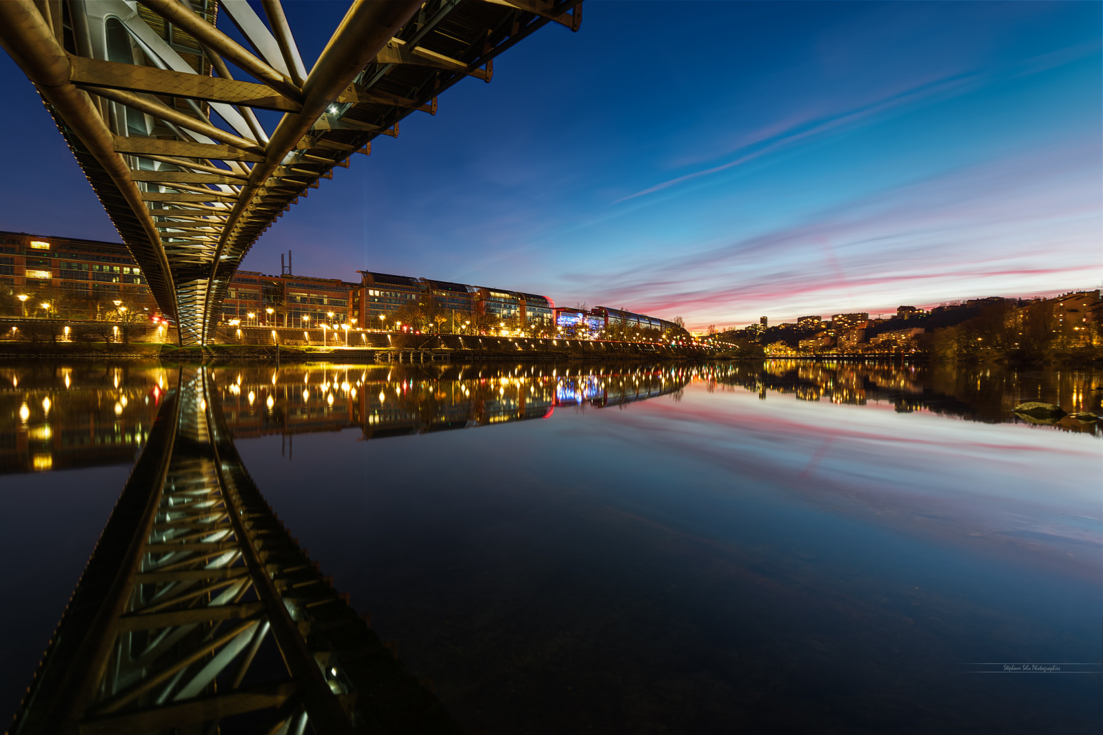 arquitetura, Citânia, França, Lyon, Pentax, Pentaxk3ii, Rhone, Misturando, Hora azul, cidade, Paisagem urbana, Coucherdesoleil, panorama, Pôr do sol, urbano, paisagem urbana, Cidade