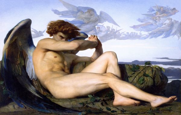 Alexandre Cabanel,gefallener Engel,Klassische kunst,Malerei