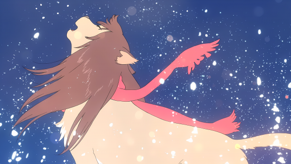 Wolf Children,hó,téli,ember alakú,felskálázott