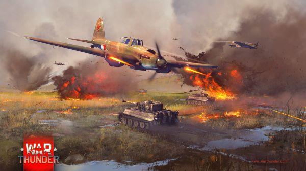 vehicle,airplane,aircraft,War Thunder,air force,Tiger I