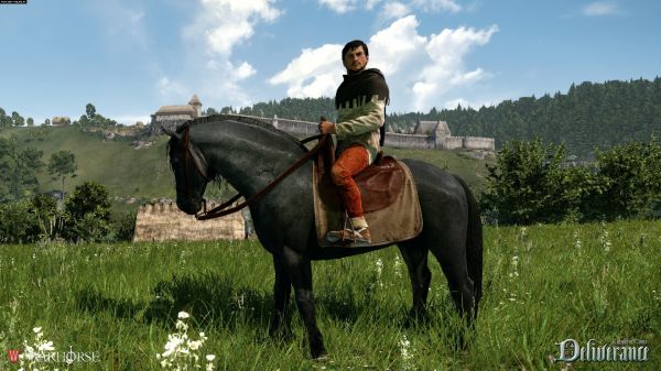 Computerspellen,paard,Kingdom Come Deliverance,weide,weide,merrie