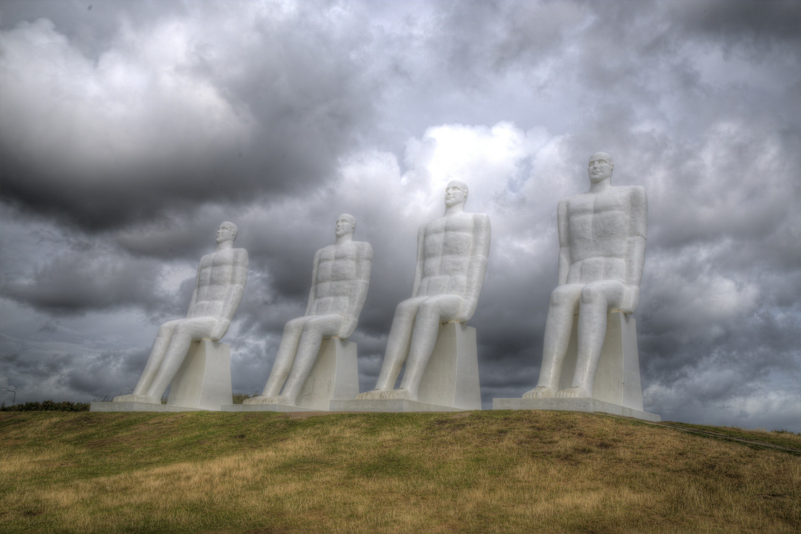 mar, verão, Seascape, ARTE, de praia, monumento, arquitetura, Dinamarca, costa, Soleil, interessante, Água, Lumiere, Kunst, impressionante, mar do Norte, Esbjerg, Nordsee, Merdunord, 2014, Mennesketvedhavet