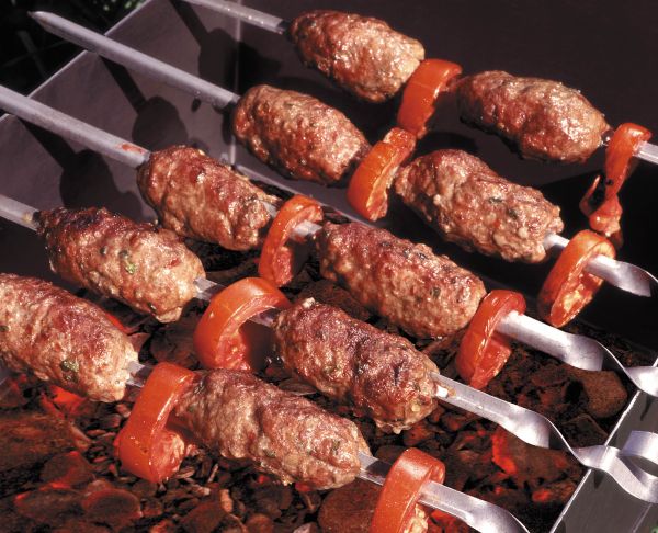 barbecue,meat,grill,heat,skewers