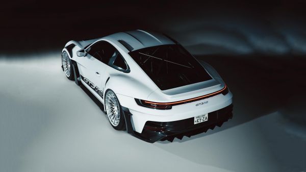 Porsche,992,KYZA,άσπρο,Porsche 992 GT3 RS,rotiform