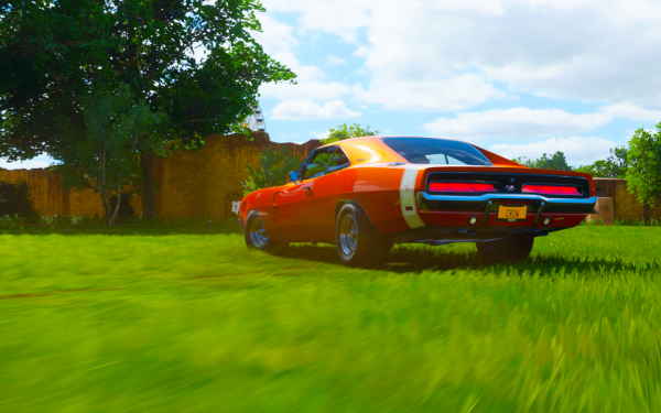 Forza Horizon 4,Dodge Challenger RT,rýchlostné obmedzenia,auto,video hry,screen shot