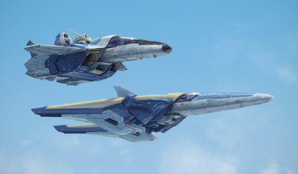 空色,航空機,戦争,マクロス