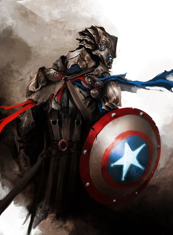 fantasy art,Guild Wars 2,3685x5000 px,Kapitein Amerika,De Wrekers