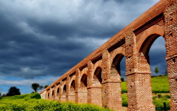 Μαδρίτη,ladrillo,primavera,Puente,Nikon,Acueducto