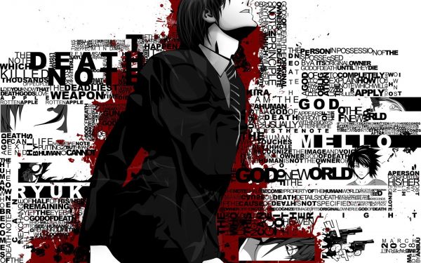 illustration, anime boys, typography, cartoon, comics, poster