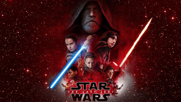 Star Wars The Last Jedi,Rey fra Star Wars,Kylo Ren,Luke Skywalker,lyssverd,Princess Leia