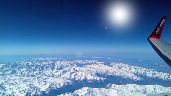 montañas,cielo,nieve,invierno,avión,aeronave