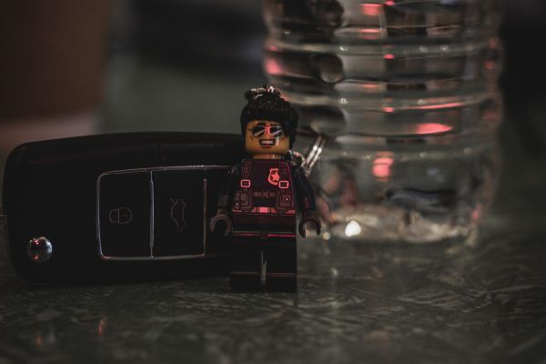 LEGO,Polizei,Strichmännchen,Actionfiguren,dunkel