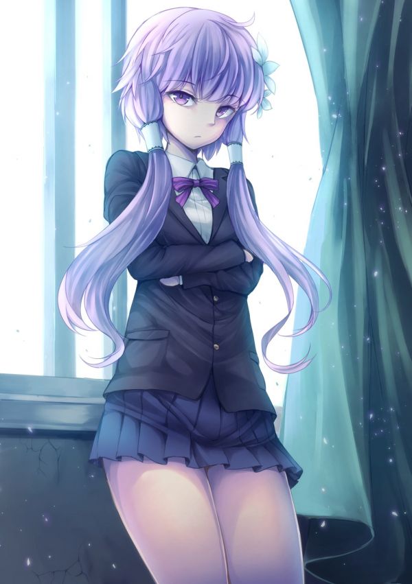 capelli lunghi,anime,anime girls,capelli viola,capelli neri,Vocaloid