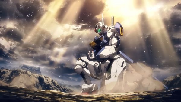 anime,mechs,Mobile Suit Gundam THE WITCH FROM MERCURY,Super Robot Taisen,Anime screenshot,Gundam Aerial