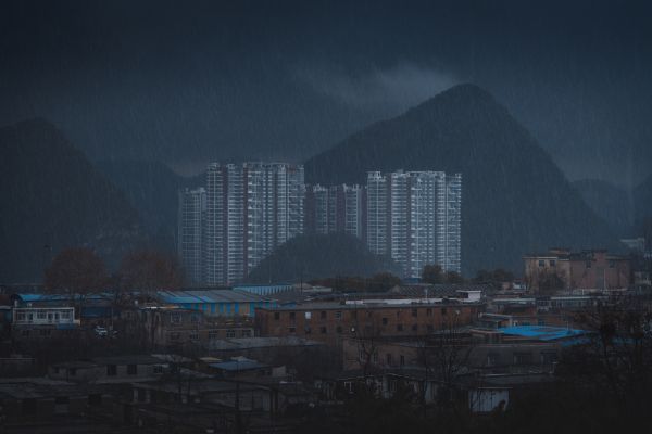 雨,建物